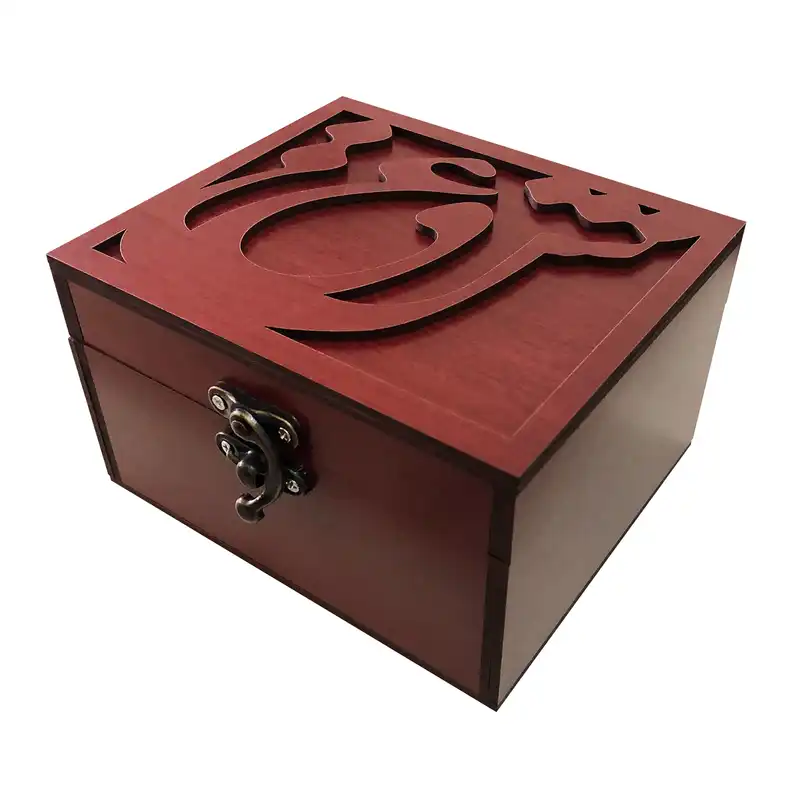 جعبه هدیه چوبی مدل j82