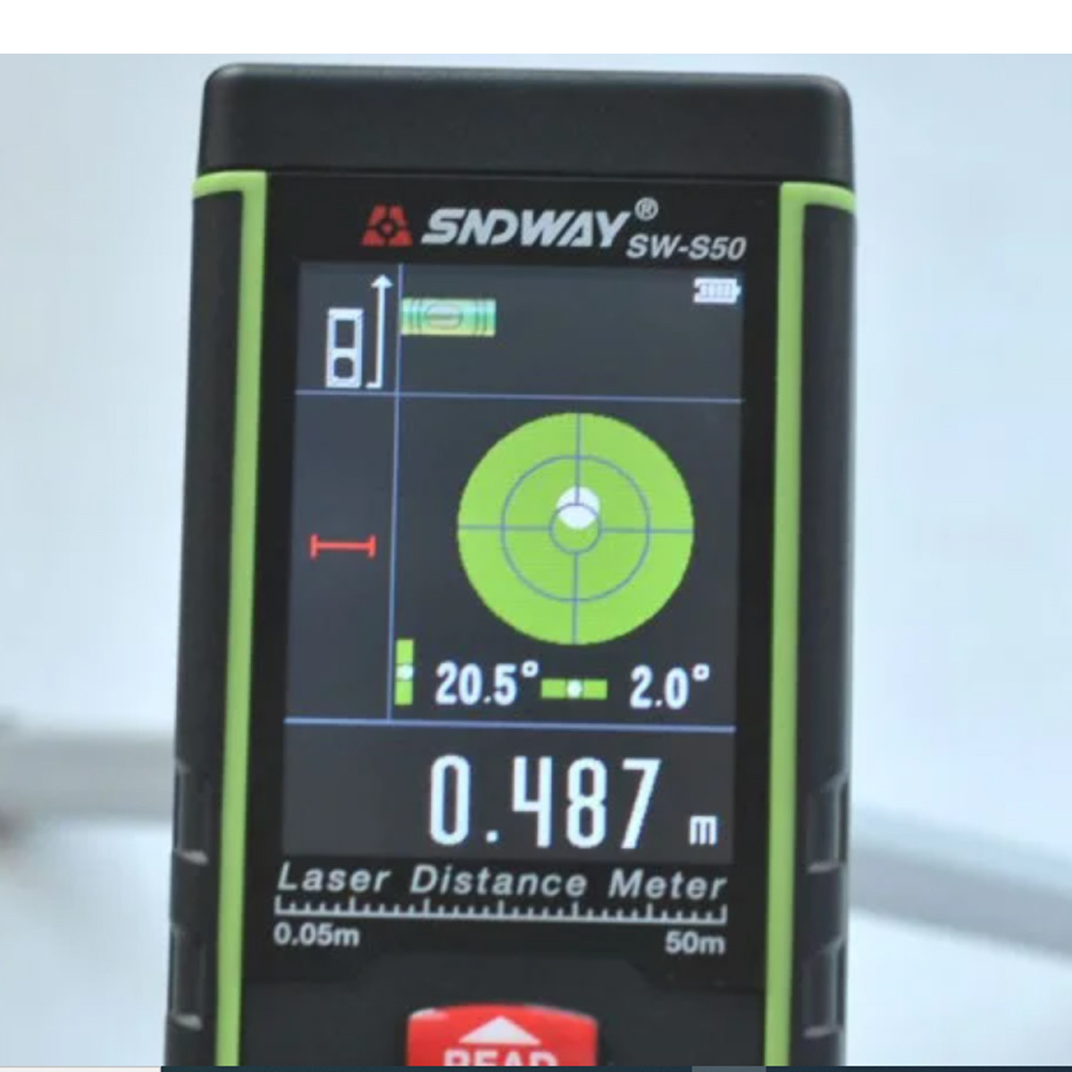 متر لیزری ساندوی مدل SW-S50 متر لیزری ساندوی مدل SW-S50