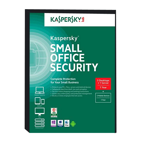 نرم افزار آنتی ویروس کسپرسکی لب نسخه  Small Office Security شش کاربره 1 ساله