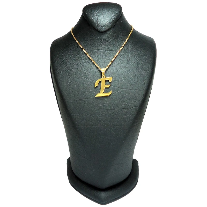 گردنبند زنانه طرح E کد G383