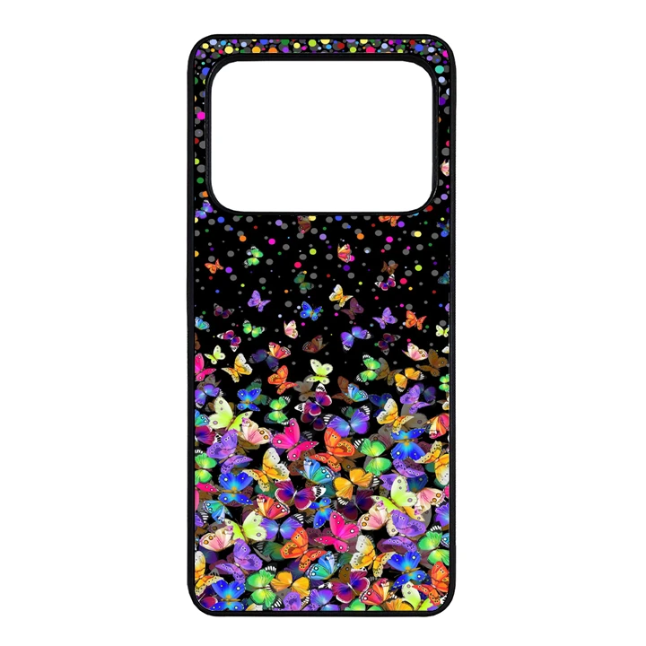 کاور گالری وبفر طرح پروانه ها مناسب برای گوشی موبایل شیائومی poco m4 pro