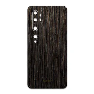 MAHOOT Dark-Gold-Stripes-Wood Cover Sticker for Xiaomi Mi Note 10 Pro
