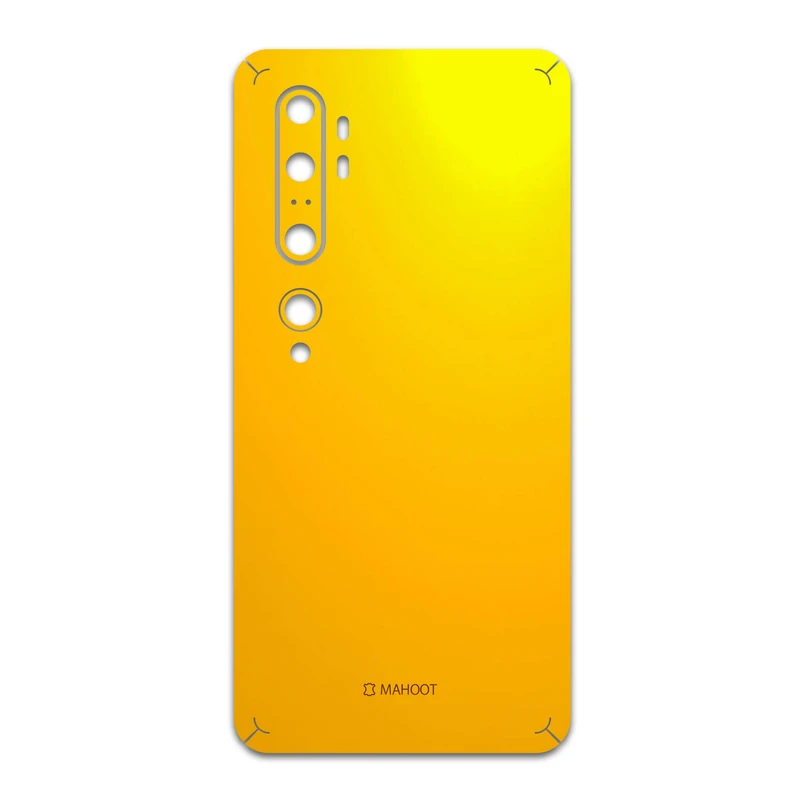 برچسب پوششی ماهوت مدل Matte-Deep-Mustard مناسب برای گوشی موبایل شیائومی Mi Note 10 Pro