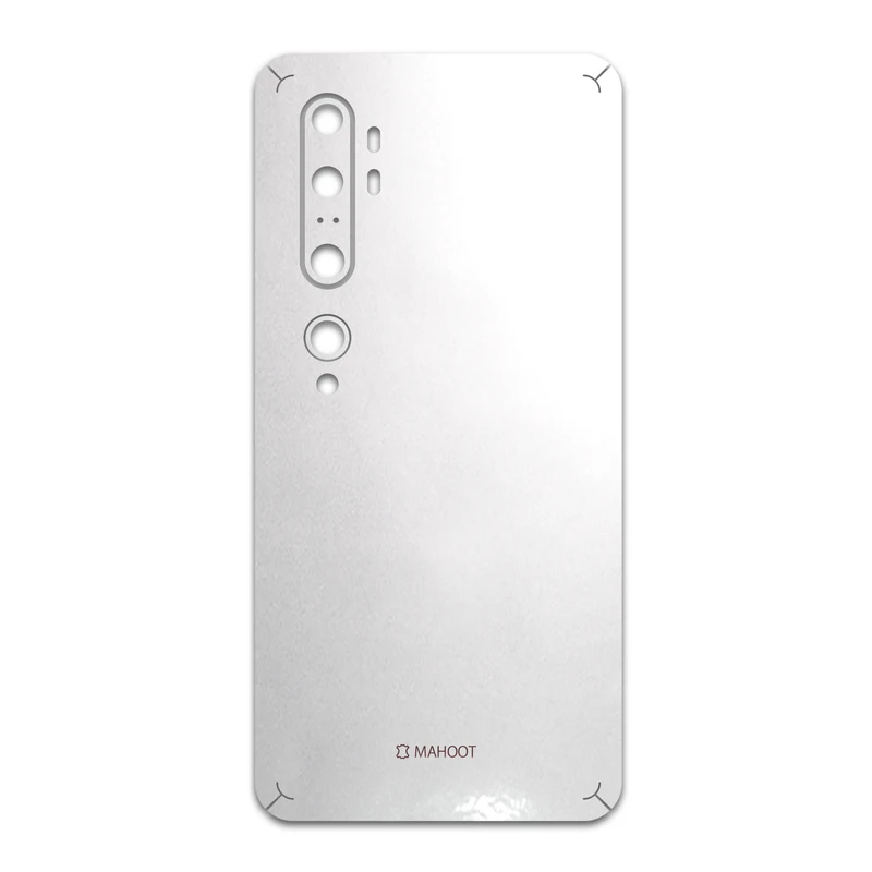 برچسب پوششی ماهوت مدل Metallic-White مناسب برای گوشی موبایل شیائومی Mi Note 10 Pro