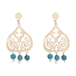 گوشواره طلا 18 عیار زنانه نیوانی مدل EA028