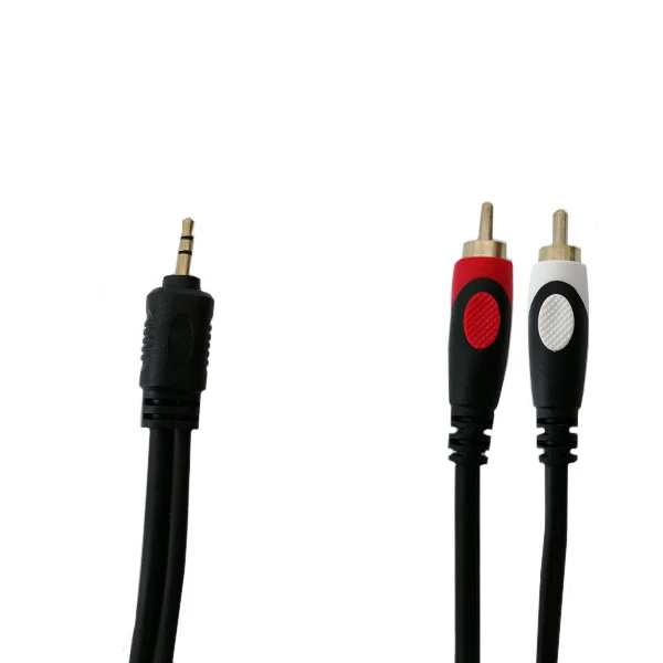 کابل تبدیل AUX به RCA کد 198طول 1.5 متر