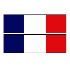 نقد و بررسی برچسب پارکابی خودرو فلوریزا طرح پرچم فرانسه کد 012 بسته دو عددی توسط خریداران