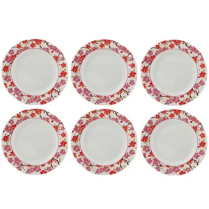 پیش دستی چینی زرین ایران کد T-01 بسته 6 عددی