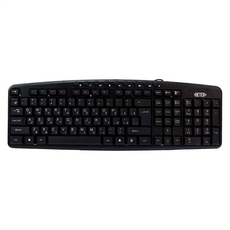 کیبورد دیتکس پلاس مدل D-310 با حروف فارسی