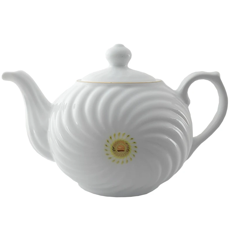 قوری چینی زرین ایران مدل خورشیدی 5 درجه عالی