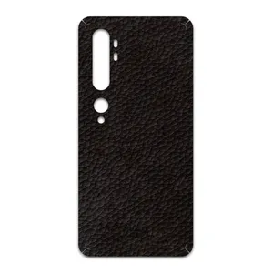MAHOOT Dark-Brown-Leather Cover Sticker for Xiaomi Mi Note 10 Pro