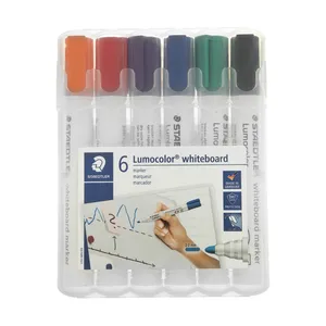 ماژیک وایت برد 6 رنگ استدلر مدل Lumocolor