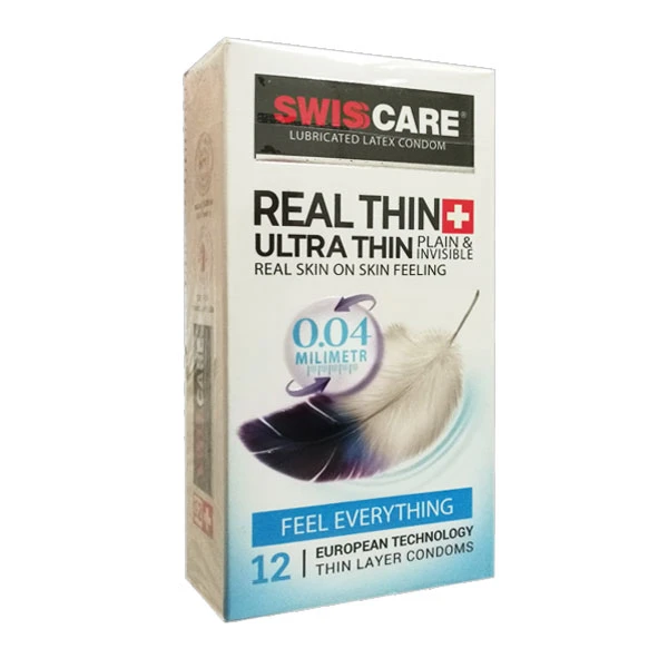 کاندوم سوییس کر مدل MICRO THIN بسته 12 عددی