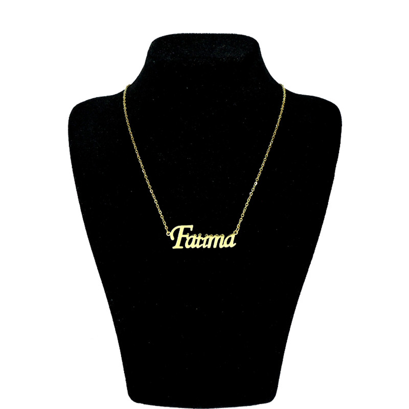 گردنبند نقره زنانه ژوپینگ طرح فاطیما کد A993