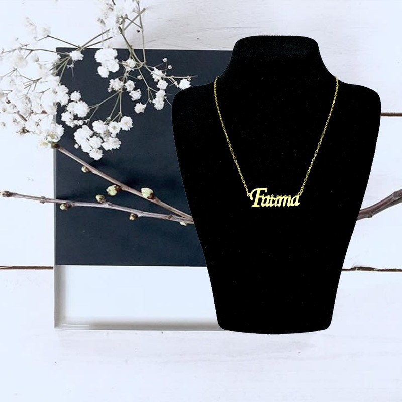 گردنبند نقره زنانه ژوپینگ طرح فاطیما کد A993
