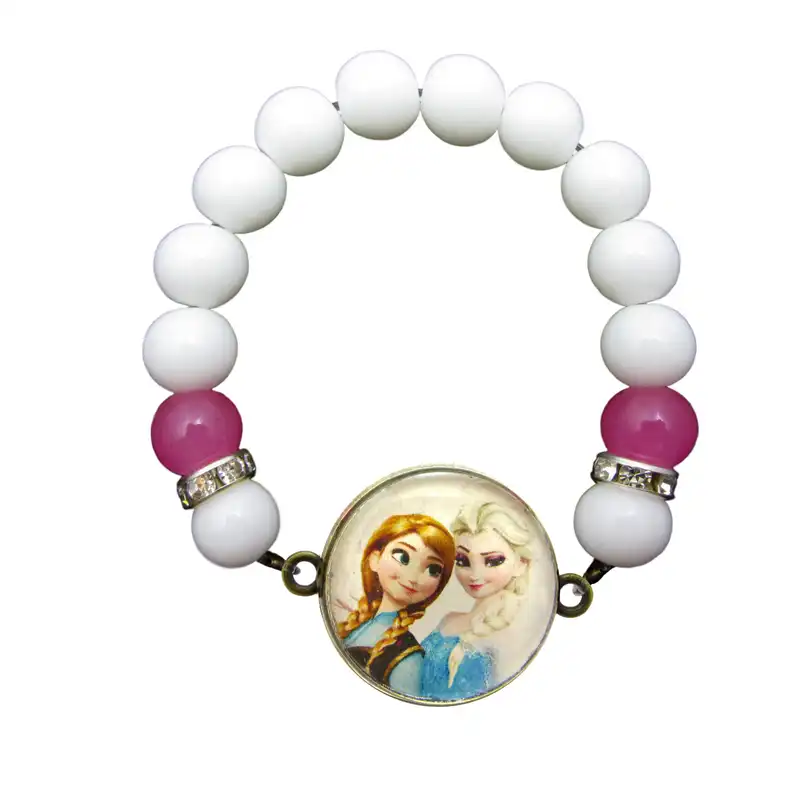 دستبند دخترانه طرح السا و آنا کد 070