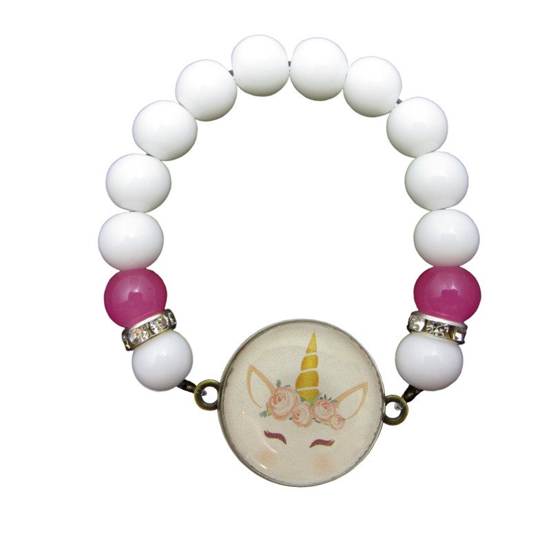 دستبند دخترانه طرح پونی کد 073