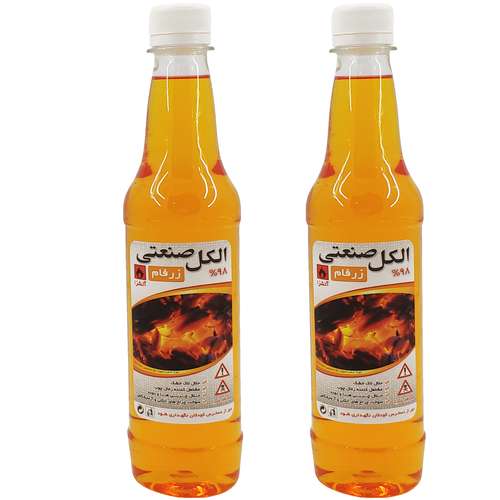  الکل صنعتی زرفام مدل ZA98 حجم 400 میلی لیتر بسته 2 عددی