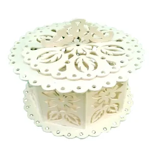 جعبه هدیه مدل گل پنجه ای کد  2842560