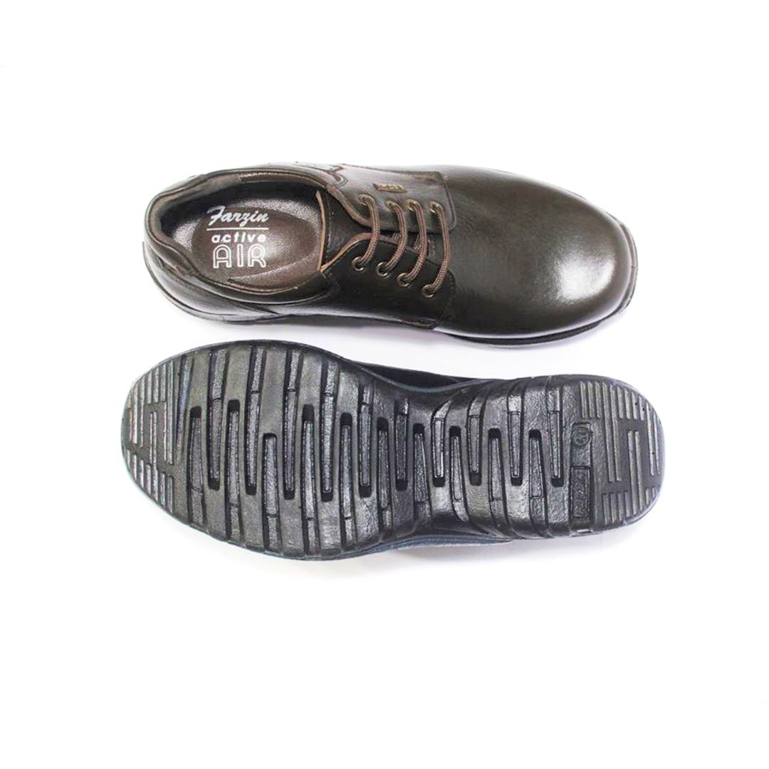 کفش روزمره مردانه فرزین کد cbb011 رنگ قهوه ای -  - 3