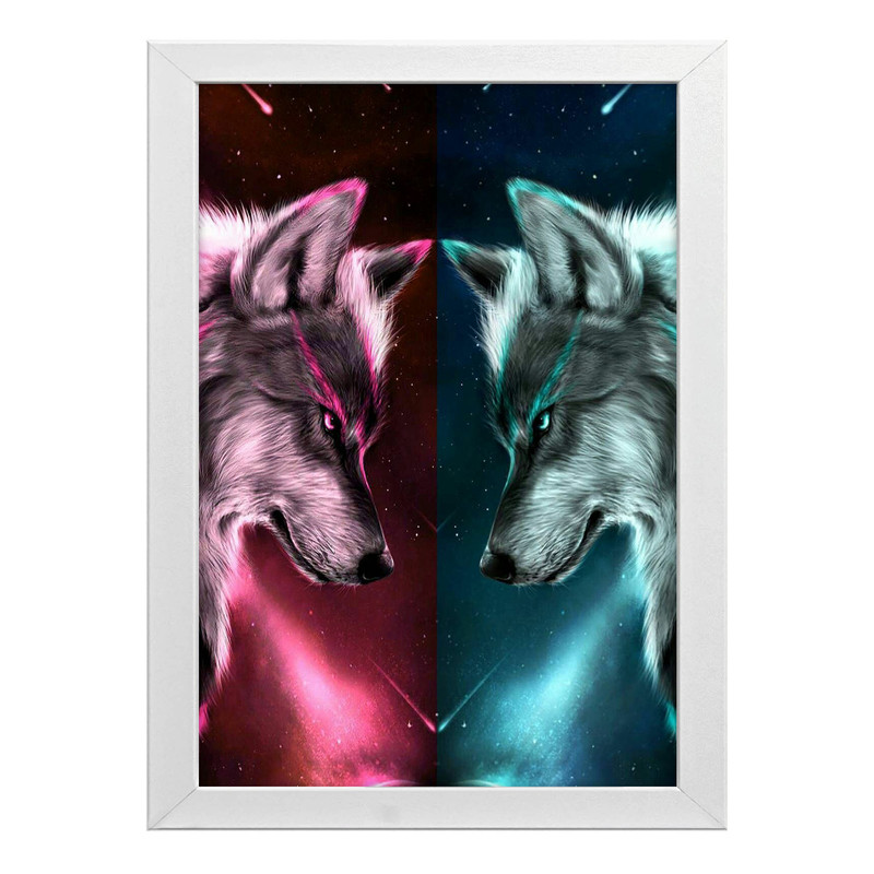 تابلو طرح گرگ کد T260