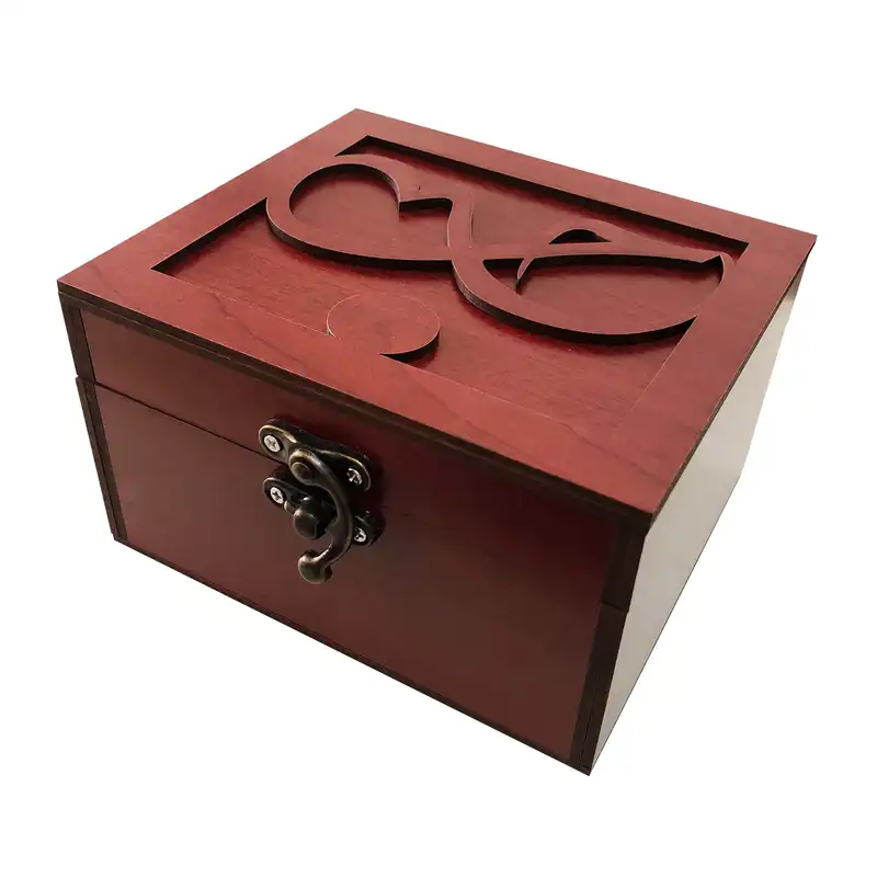 جعبه هدیه چوبی مدل j84