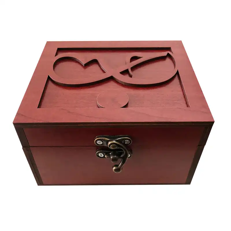 جعبه هدیه چوبی مدل j84