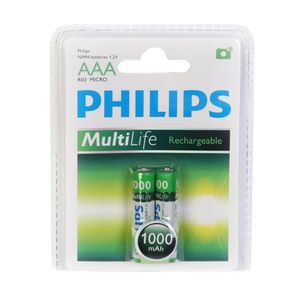 نقد و بررسی باتری نیم قلمی قابل شارژ فیلیپس مدل Multi Life بسته 2 عددی توسط خریداران