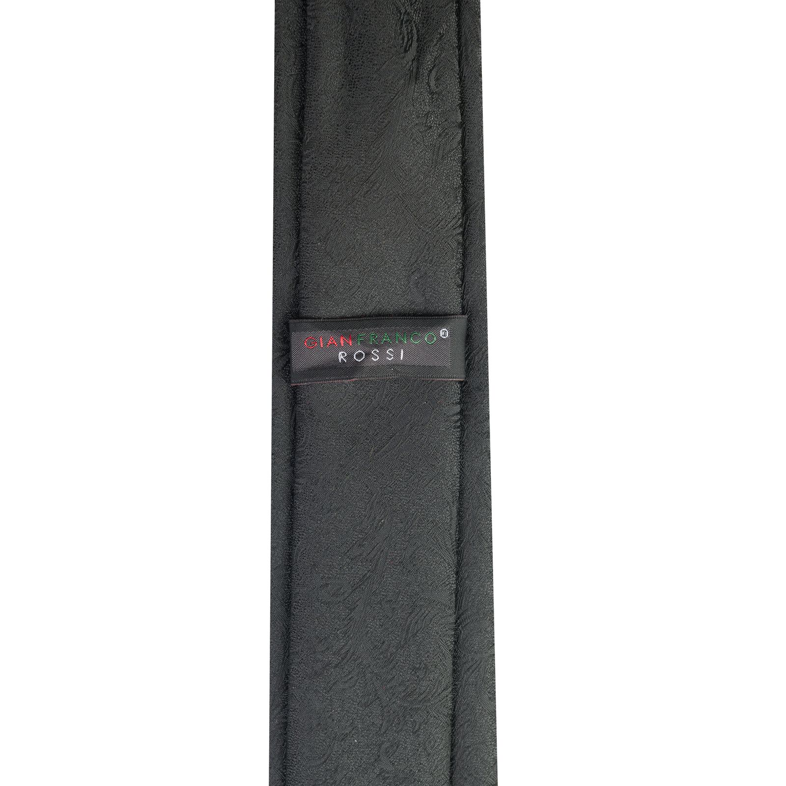 ست کراوات و دستمال جیب و گل کت مردانه جیان فرانکو روسی مدل GF-F224-BK -  - 6