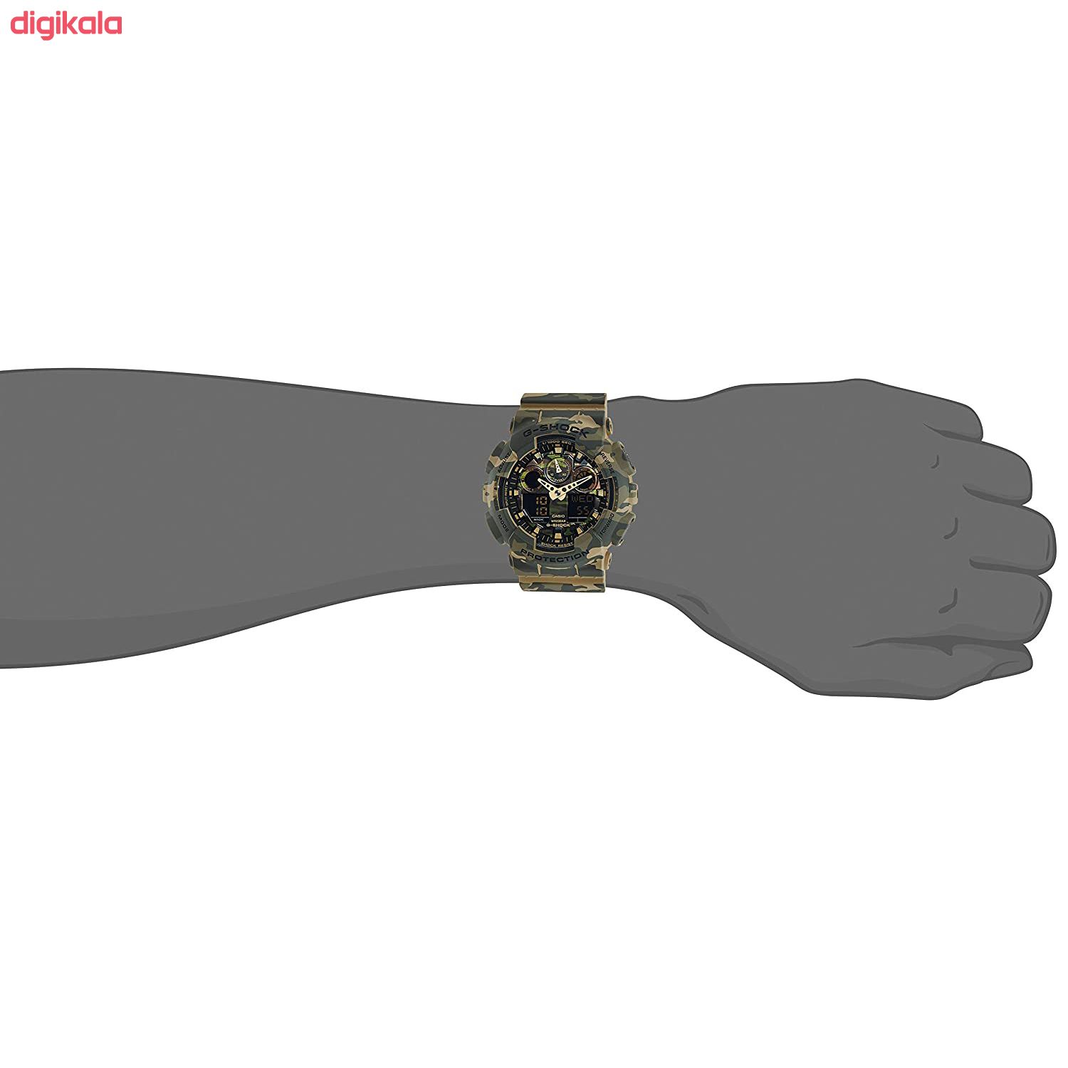 ساعت مچی عقربه ای مردانه کاسیو جی شاک مدل GA-100CM-5ADR main 1 4