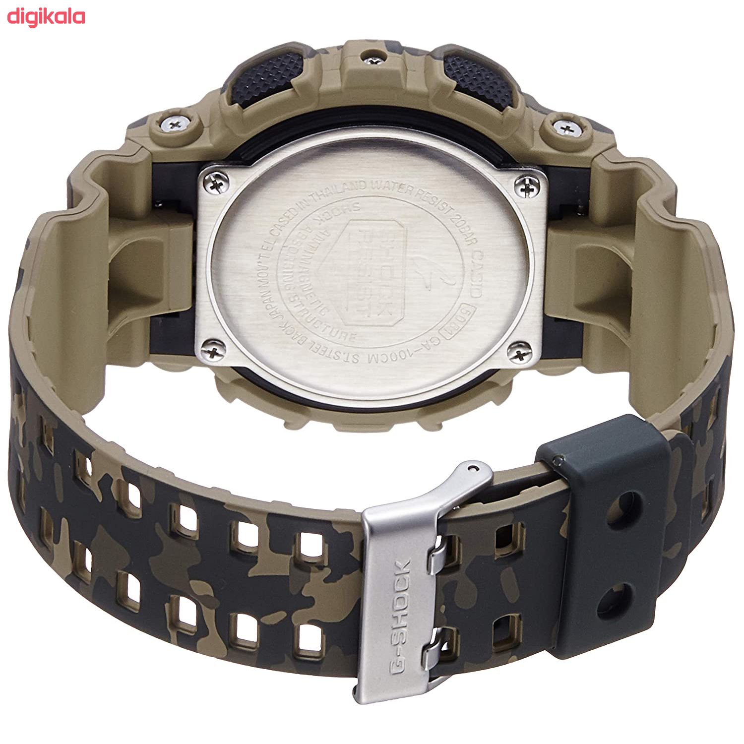 ساعت مچی عقربه ای مردانه کاسیو جی شاک مدل GA-100CM-5ADR main 1 7