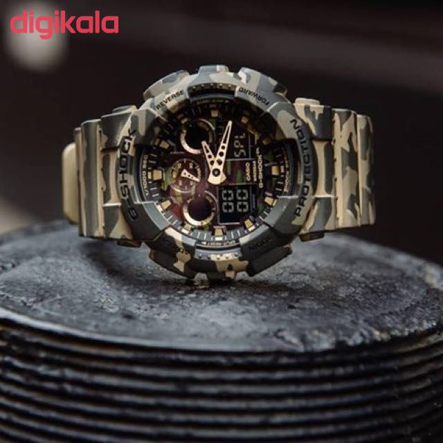 ساعت مچی عقربه ای مردانه کاسیو جی شاک مدل GA-100CM-5ADR main 1 10