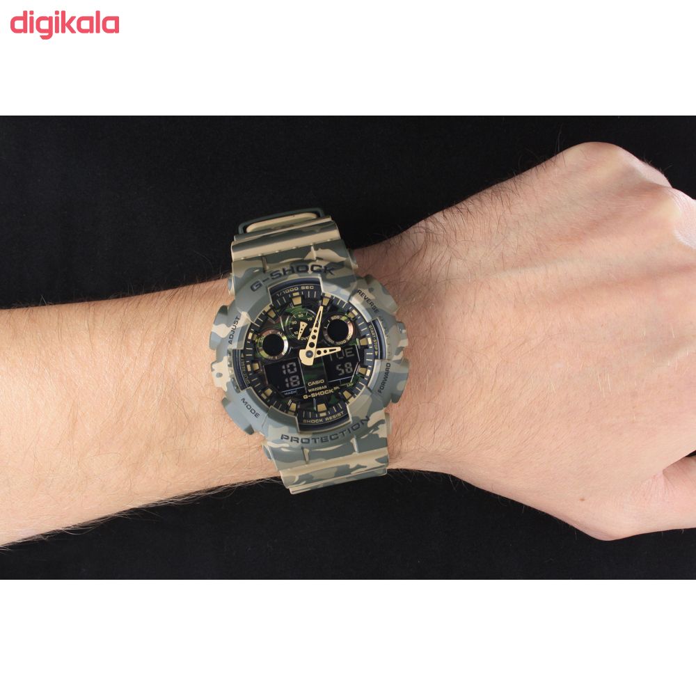 ساعت مچی عقربه ای مردانه کاسیو جی شاک مدل GA-100CM-5ADR main 1 11