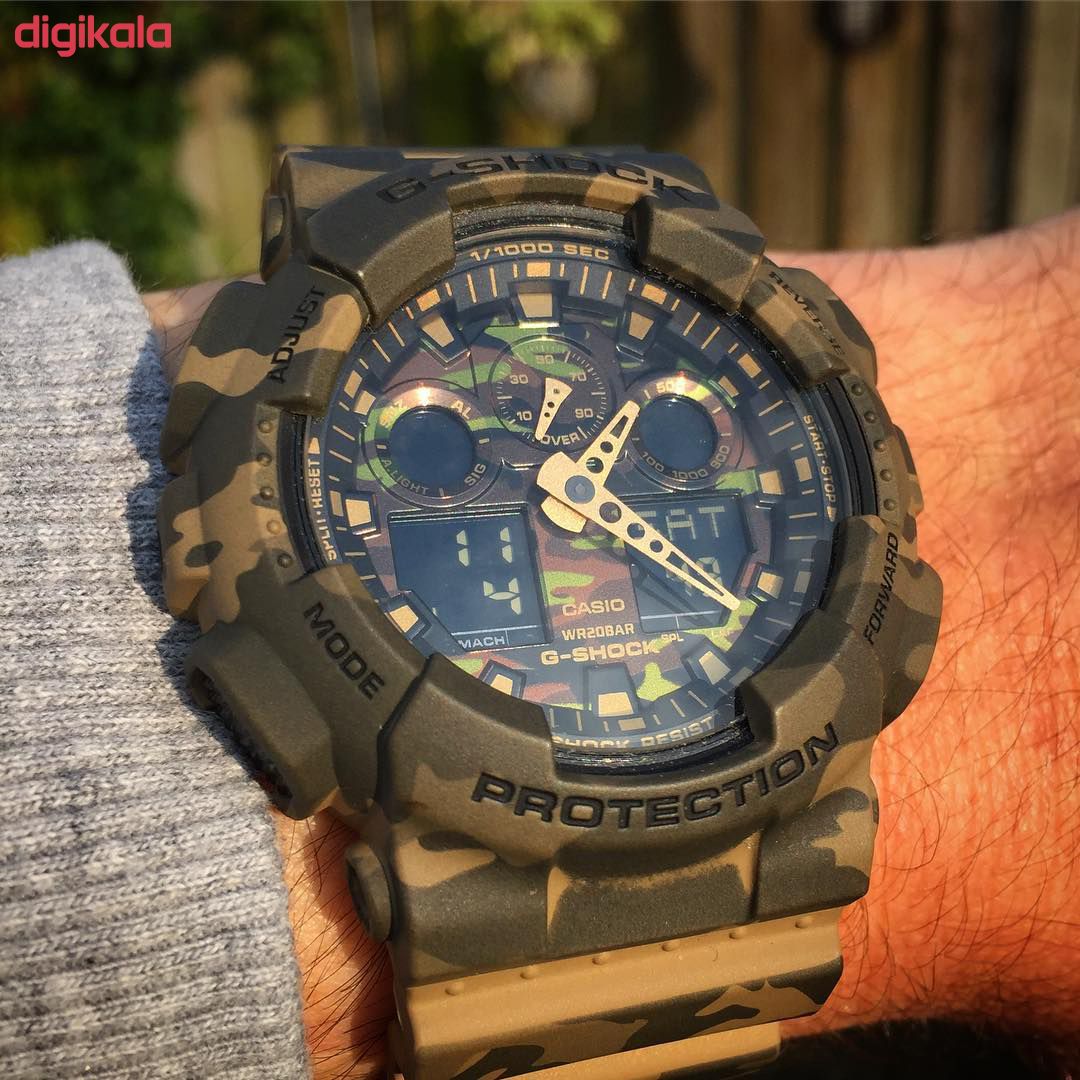 ساعت مچی عقربه ای مردانه کاسیو جی شاک مدل GA-100CM-5ADR main 1 15