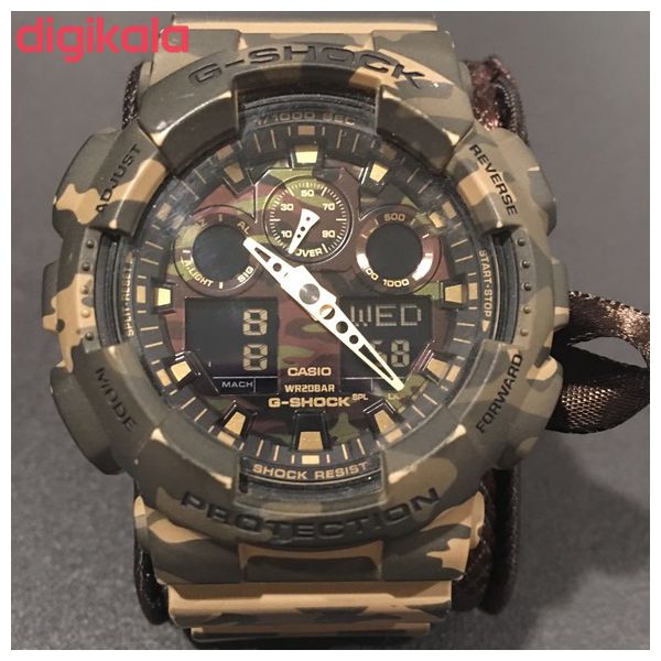 ساعت مچی عقربه ای مردانه کاسیو جی شاک مدل GA-100CM-5ADR main 1 17