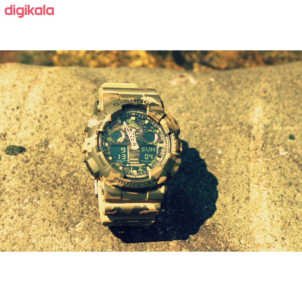 ساعت مچی عقربه ای مردانه کاسیو جی شاک مدل GA-100CM-5ADR main 1 20