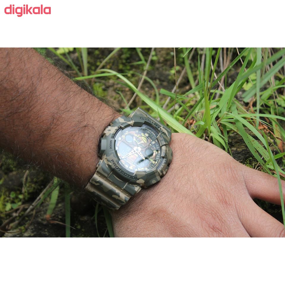 ساعت مچی عقربه ای مردانه کاسیو جی شاک مدل GA-100CM-5ADR main 1 22