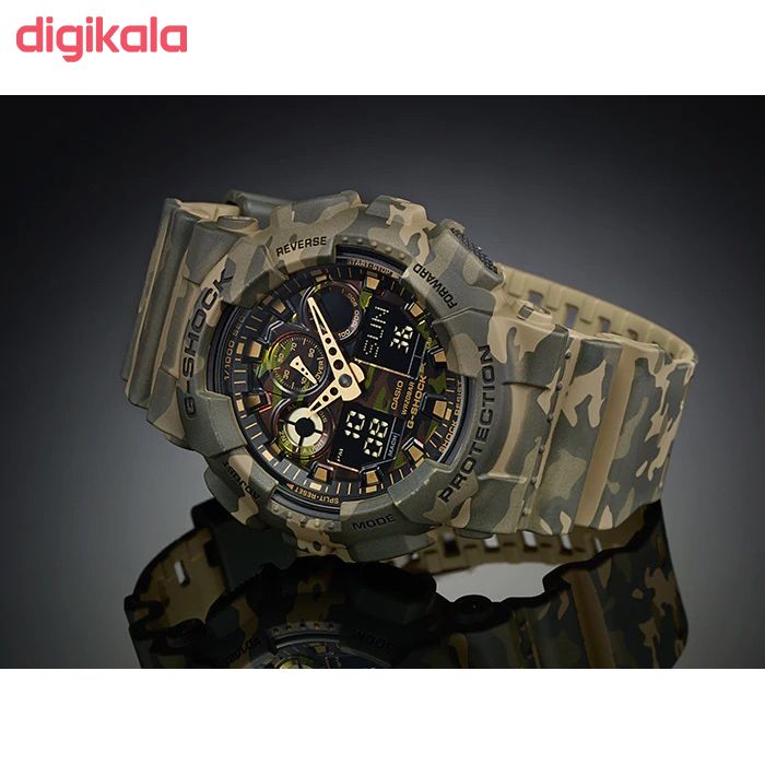 ساعت مچی عقربه ای مردانه کاسیو جی شاک مدل GA-100CM-5ADR main 1 23