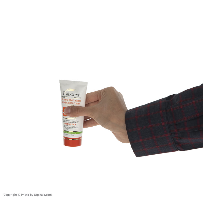 کرم ضد آفتاب رنگی صورت لابورن SPF 50 مدل 02  ‌مناسب برای چرب حجم 50 میلی‌لیتر