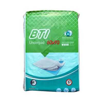 نقد و بررسی پد زیرانداز بیمار بی تی آی مدل 6090 بسته 10 عددی توسط خریداران