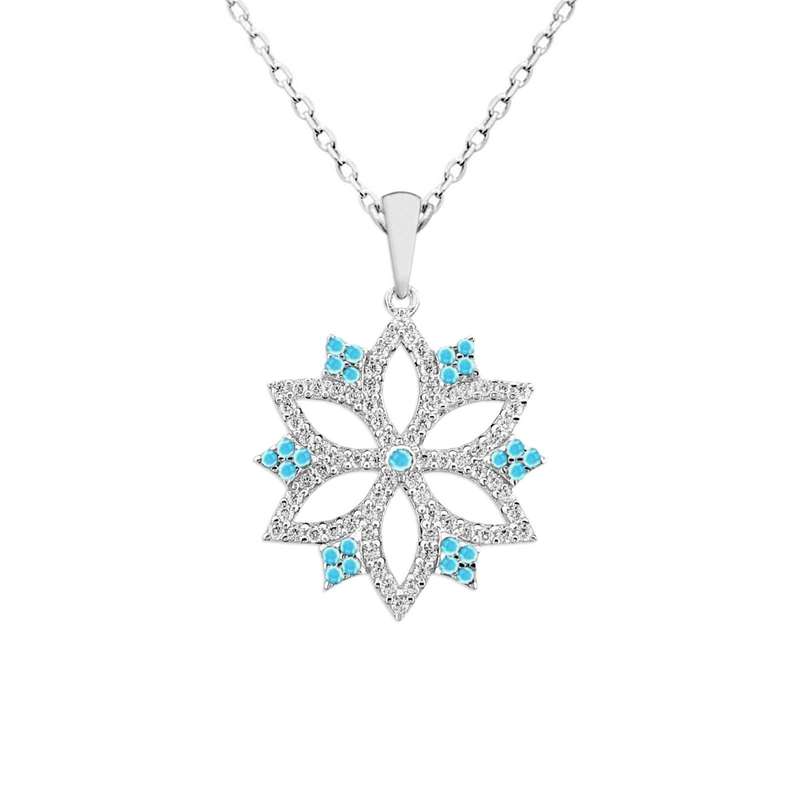 گردنبند نقره فلاویا کد FL108