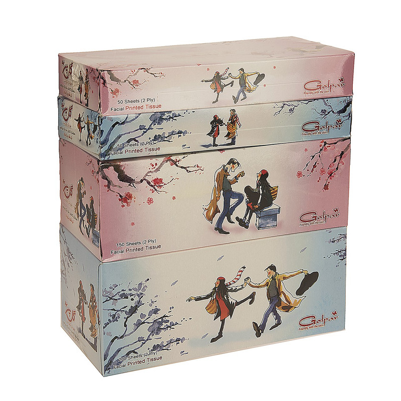 دستمال کاغذی گل پر مدل Violin - بسته 4 عددی