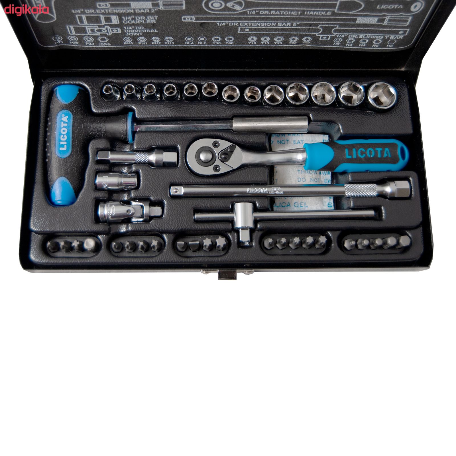 جعبه 42 عددی آچار بکس لیکوتا مدل ALT-5008F main 1 2