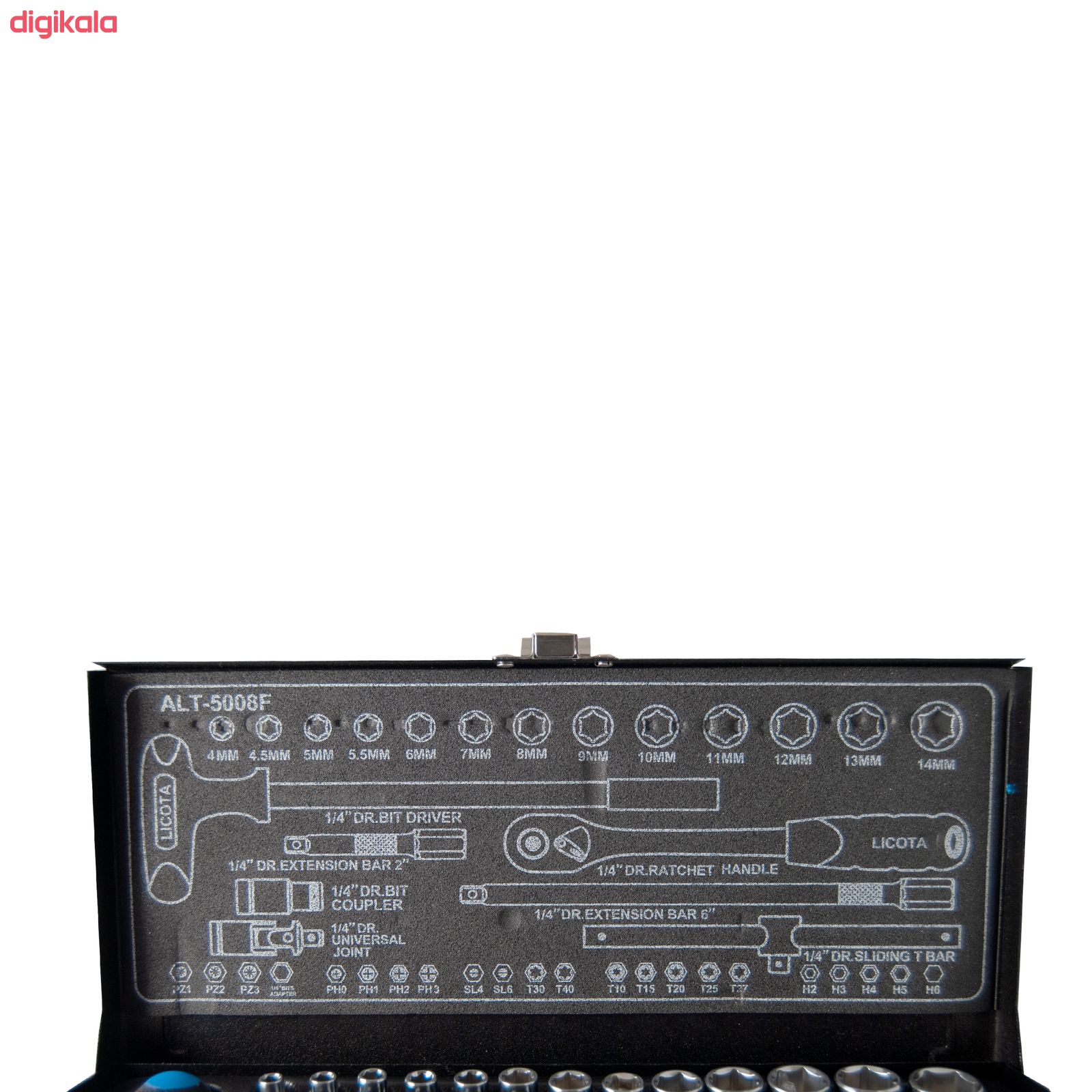 جعبه 42 عددی آچار بکس لیکوتا مدل ALT-5008F main 1 7