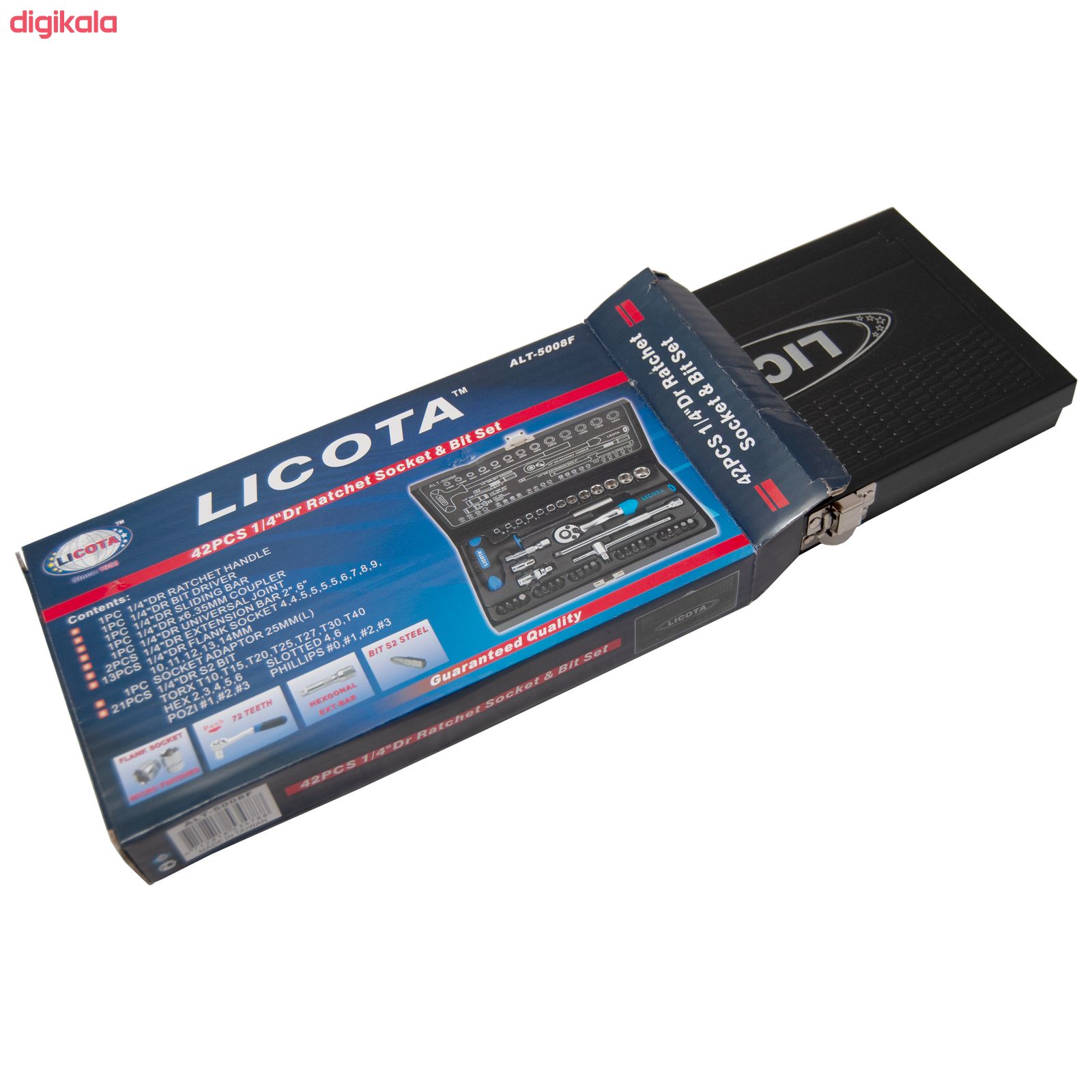 جعبه 42 عددی آچار بکس لیکوتا مدل ALT-5008F main 1 10
