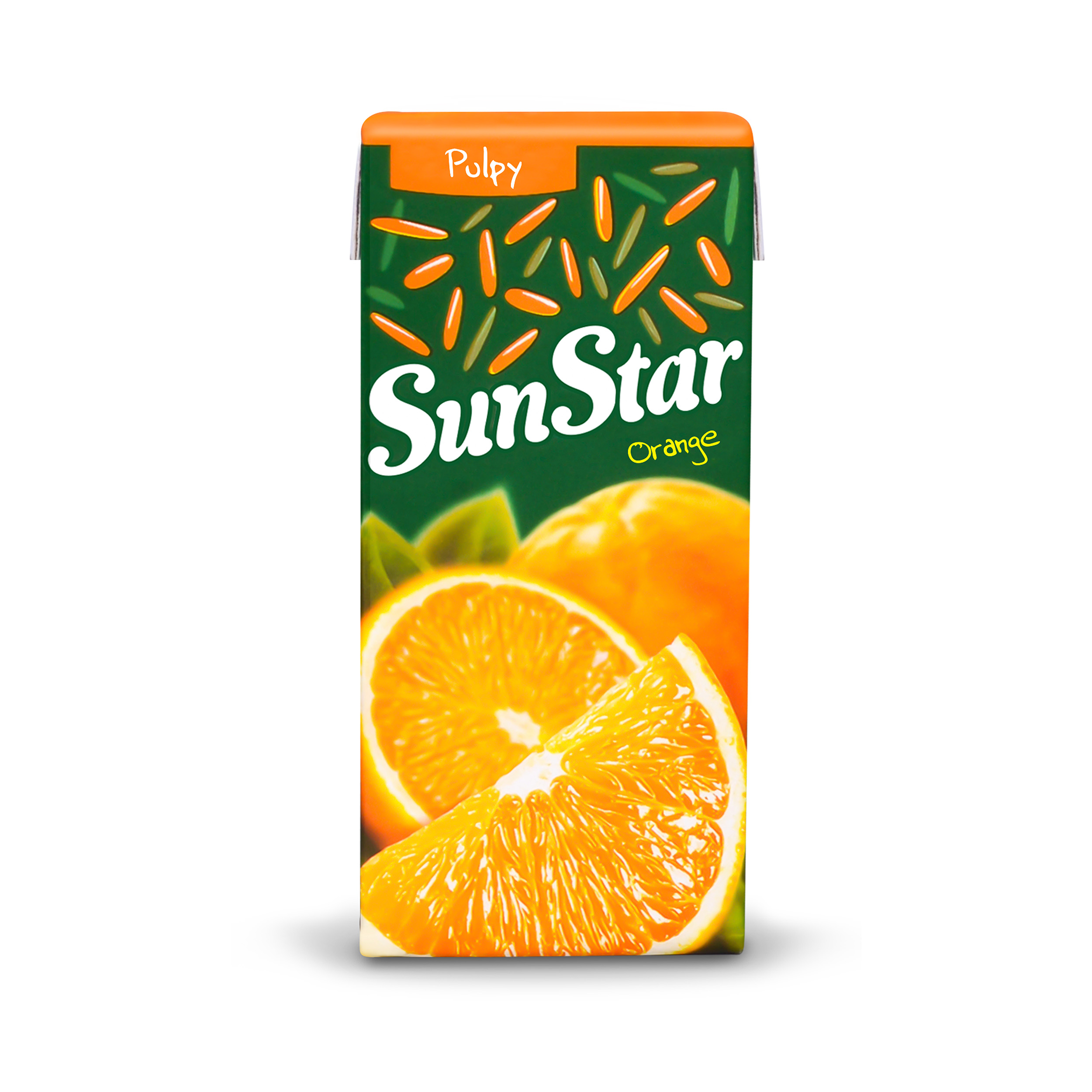 نوشیدنی پالپ دار پرتقال سان استار حجم 0.2 لیتر