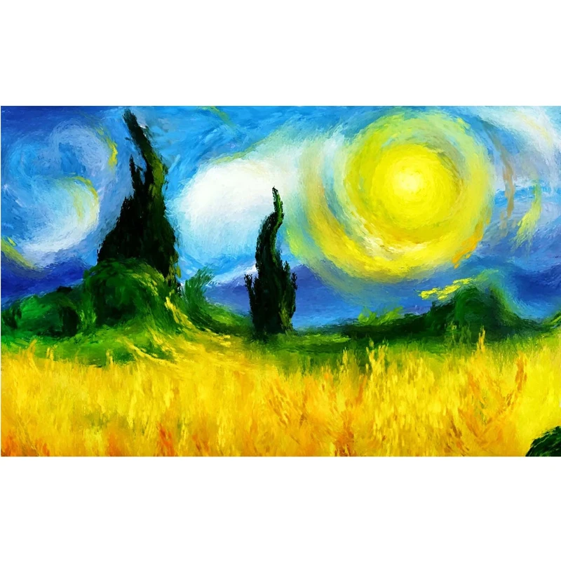 تابلو شاسی طرح نقاشی مدل 91