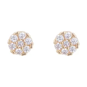 گوشواره طلا 18 عیار زنانه نیوانی مدل EA024