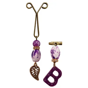 ست گل سینه و گیره روسری زنانه طرح B  کد PM 341