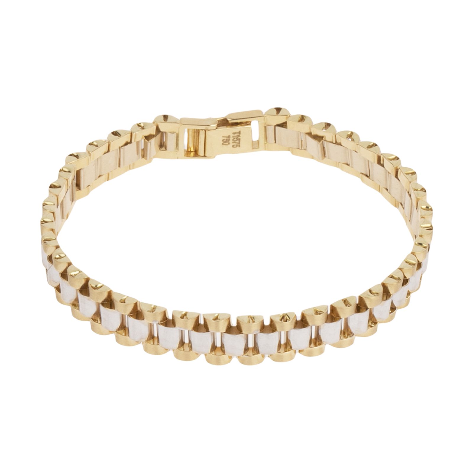 دستبند طلا 18 عیار زنانه آلند کد KHD8 -  - 1